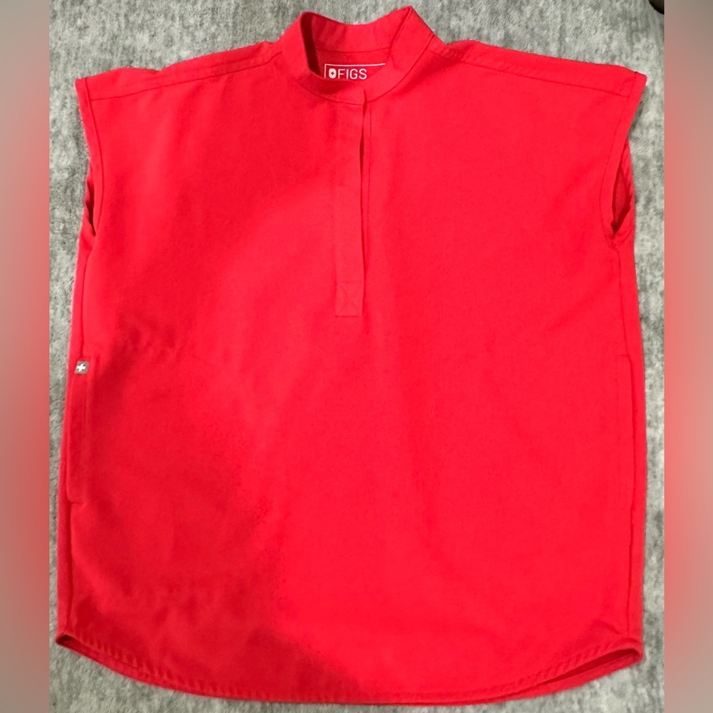 FIGS Limited Edition Neon Red Scrubs SET